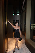 Alexander Wang ‘black safari shorts’ + Mars The Label ‘The sculpt’ black body suit