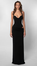 Fenity ‘ Hailey maxi’ Black Dress