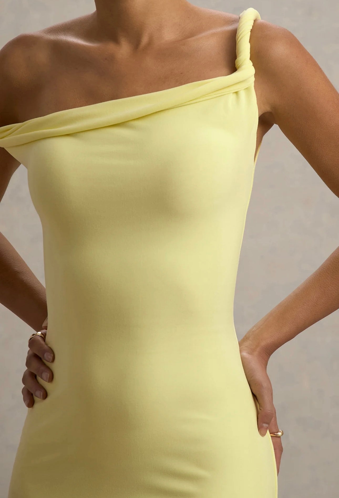 club london yellow dress Club L London